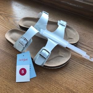 NWT Cat & Jack White Sandals
